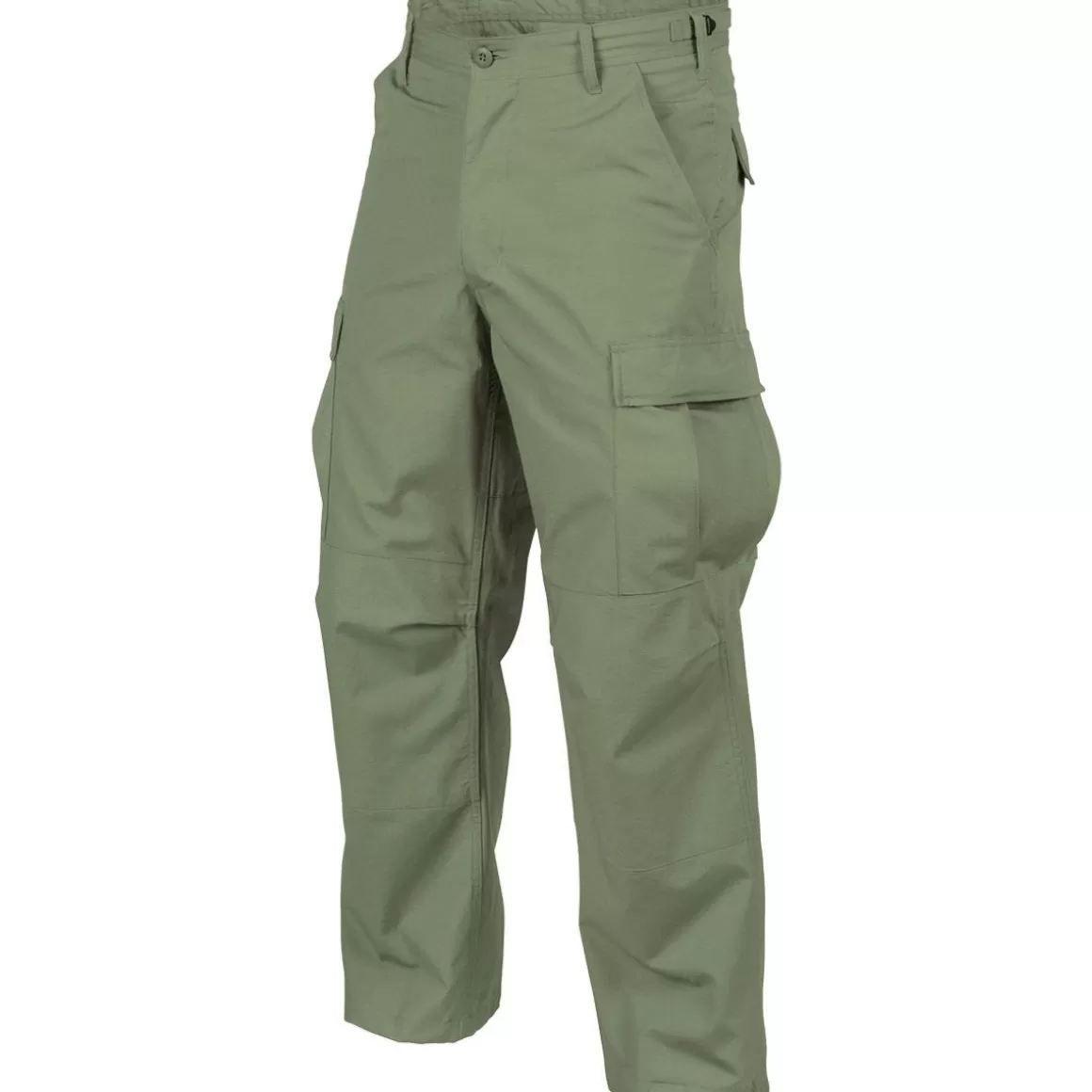 MFH Combat Uniforms>Helikon Genuine Bdu Trousers Polycotton Ripstop Olive