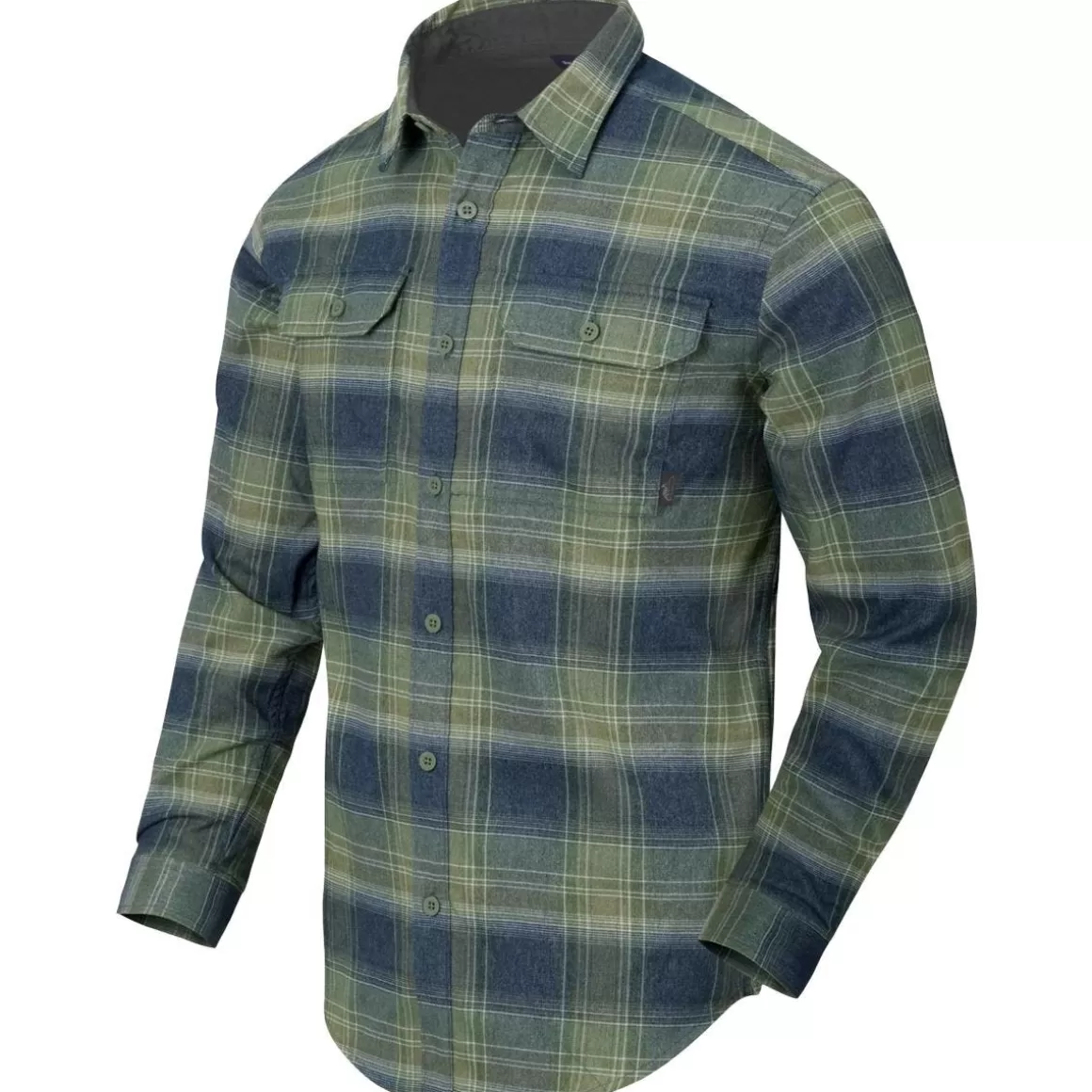 Maxpedition Shirts>Helikon Greyman Shirt Blast Blue Plaid