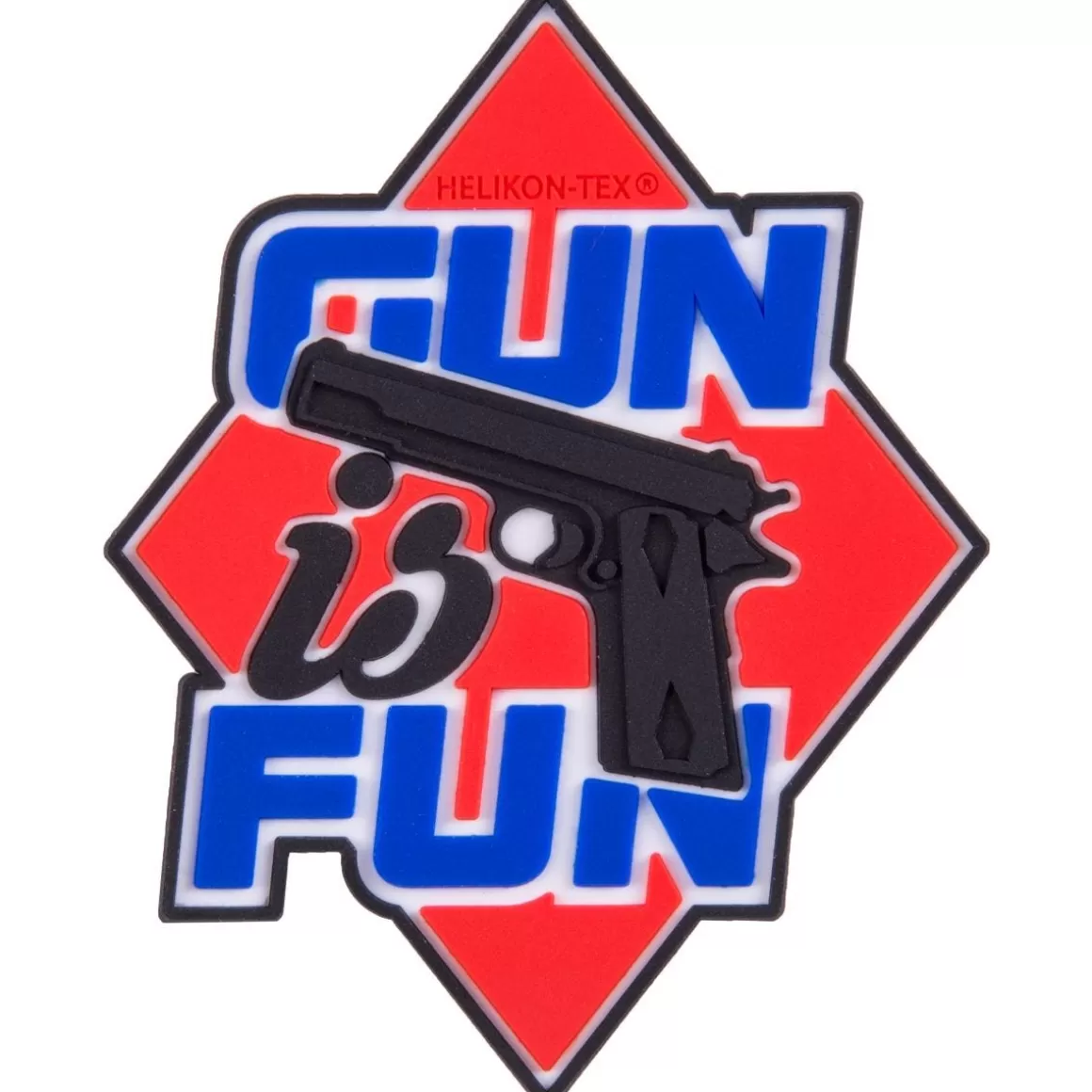 Helikon Badges & Patches> Gun Is Fun Patch Red