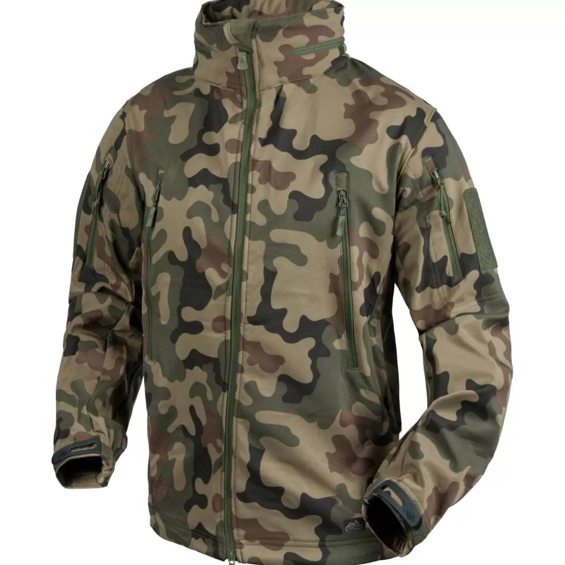 Helikon Jackets & Coats> Gunfighter Soft Shell Jacket Polish Woodland