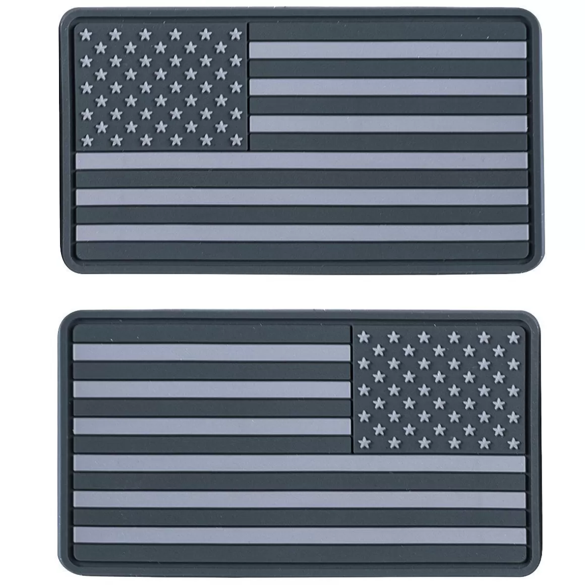 Helikon Badges & Patches> Large Subdued Usa Flag Patch (Pack Of 2) Grey