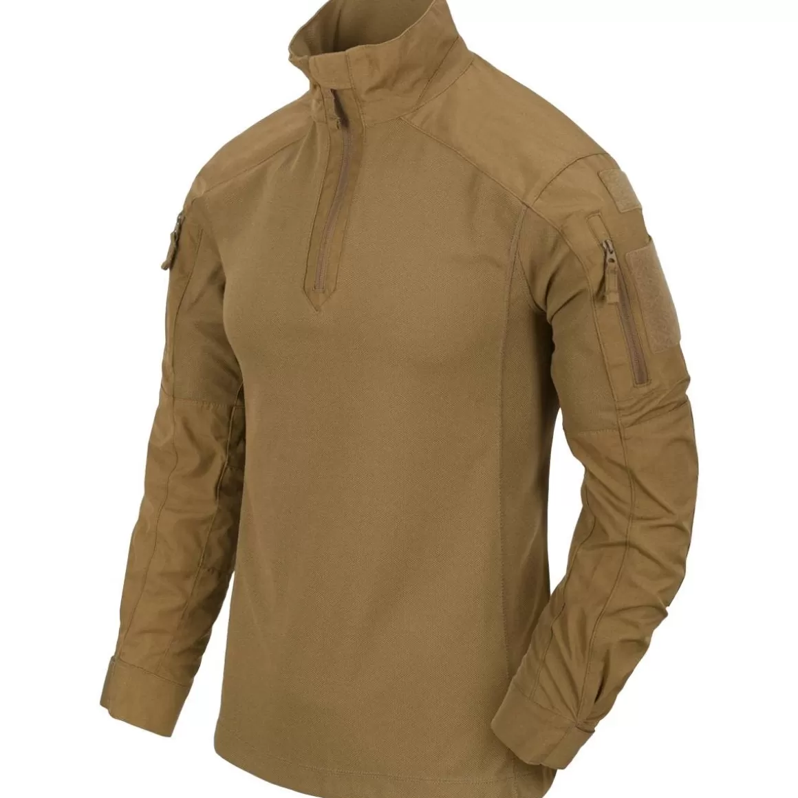 Flyye Industries Shirts>Helikon Mcdu Combat Shirt Nyco Ripstop Coyote