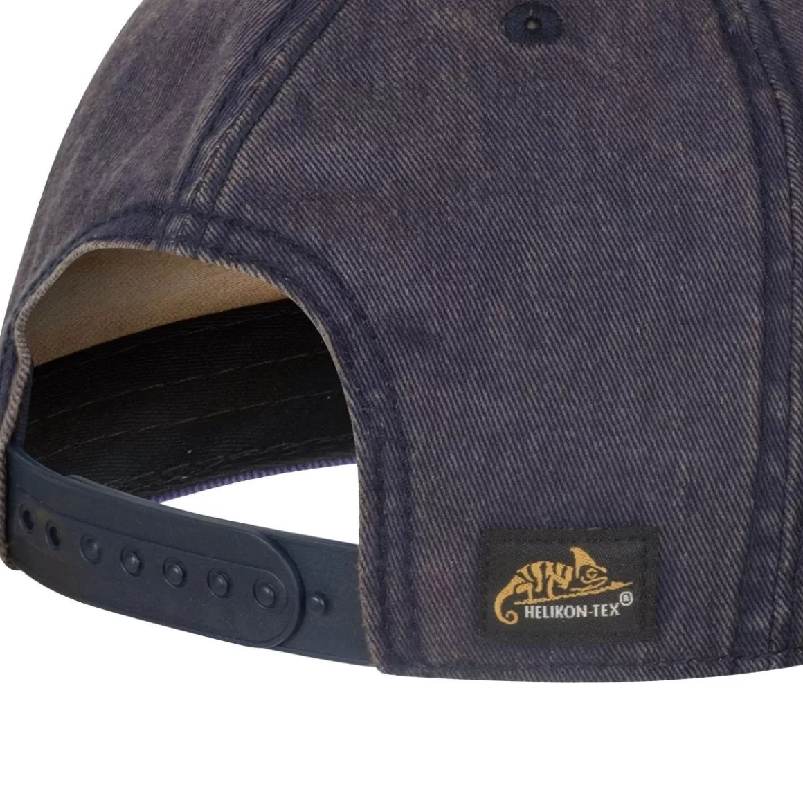 Helikon Headwear> Plain Snapback Cap Cotton Dirty Washed Navy