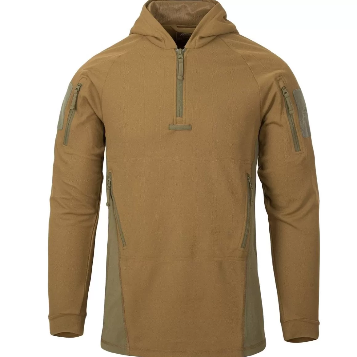 Helikon Sweatshirts> Range Hoodie Topcool Coyote/Adaptive Green