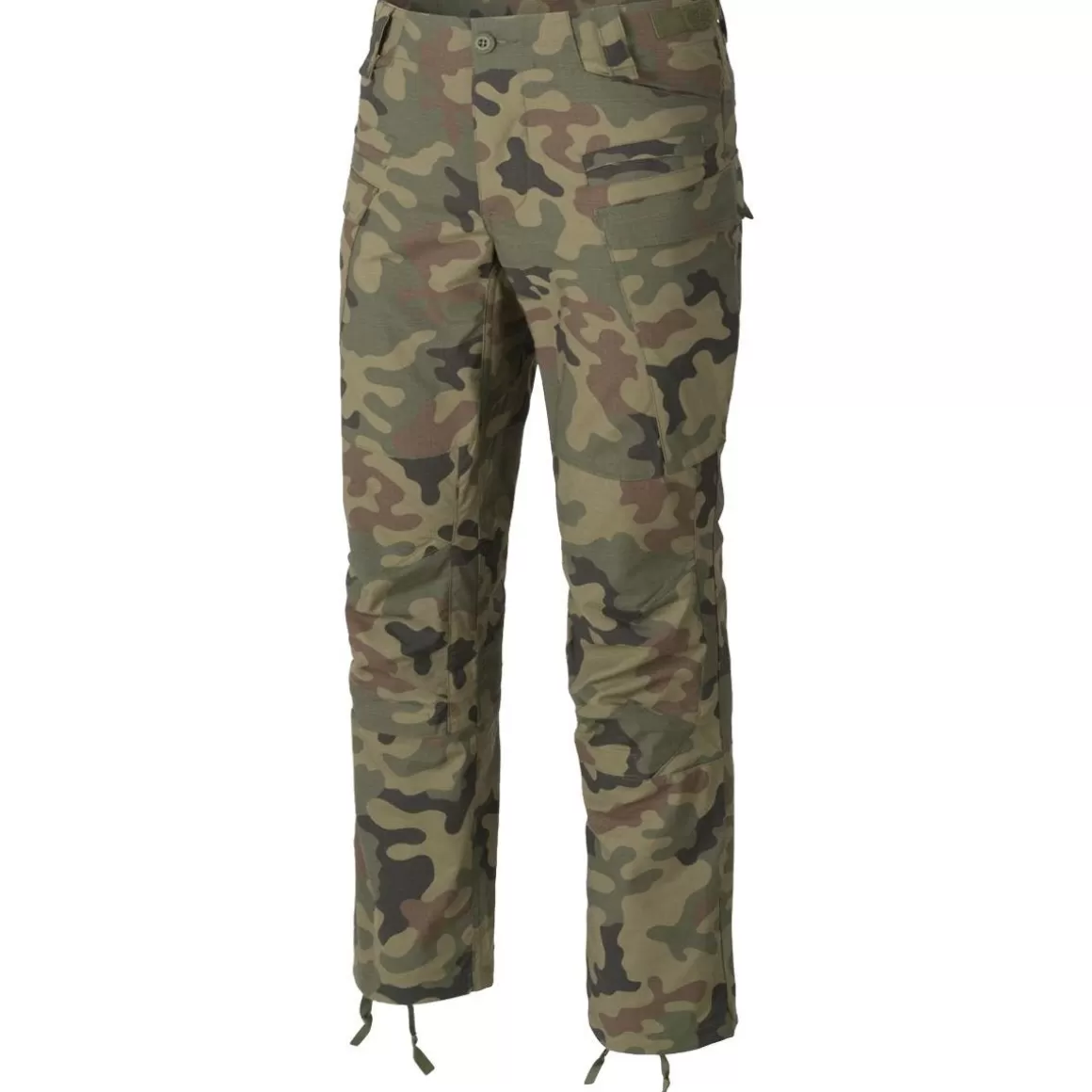 Flyye Industries Combat Uniforms>Helikon Sfu Next Mk2 Trousers Polycotton R/S Pl Woodland