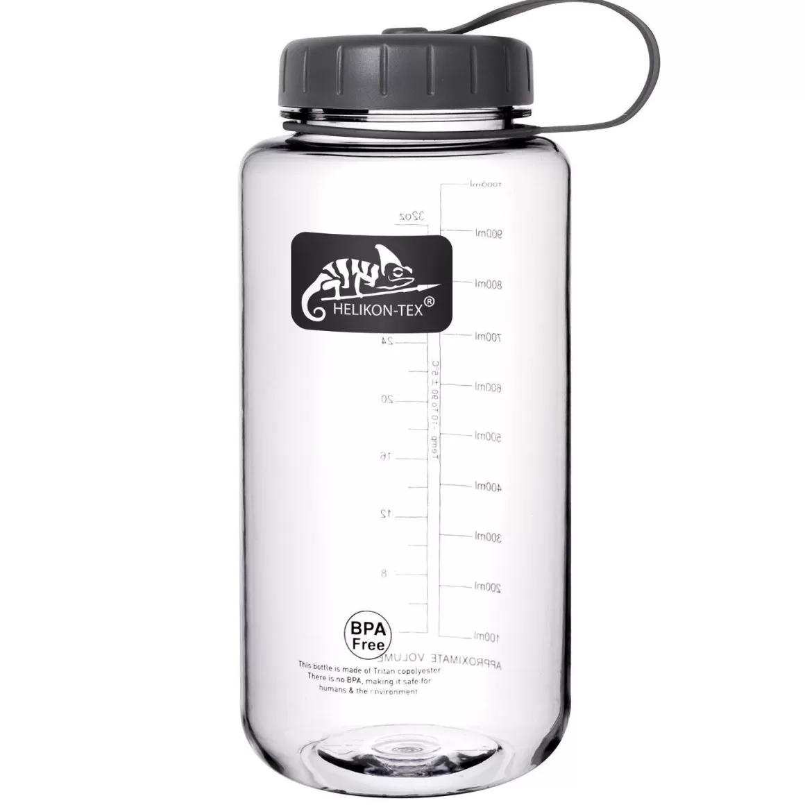 Helikon Water & Hydration> Tritan Bottle Wide Mouth 1 Litre Clear