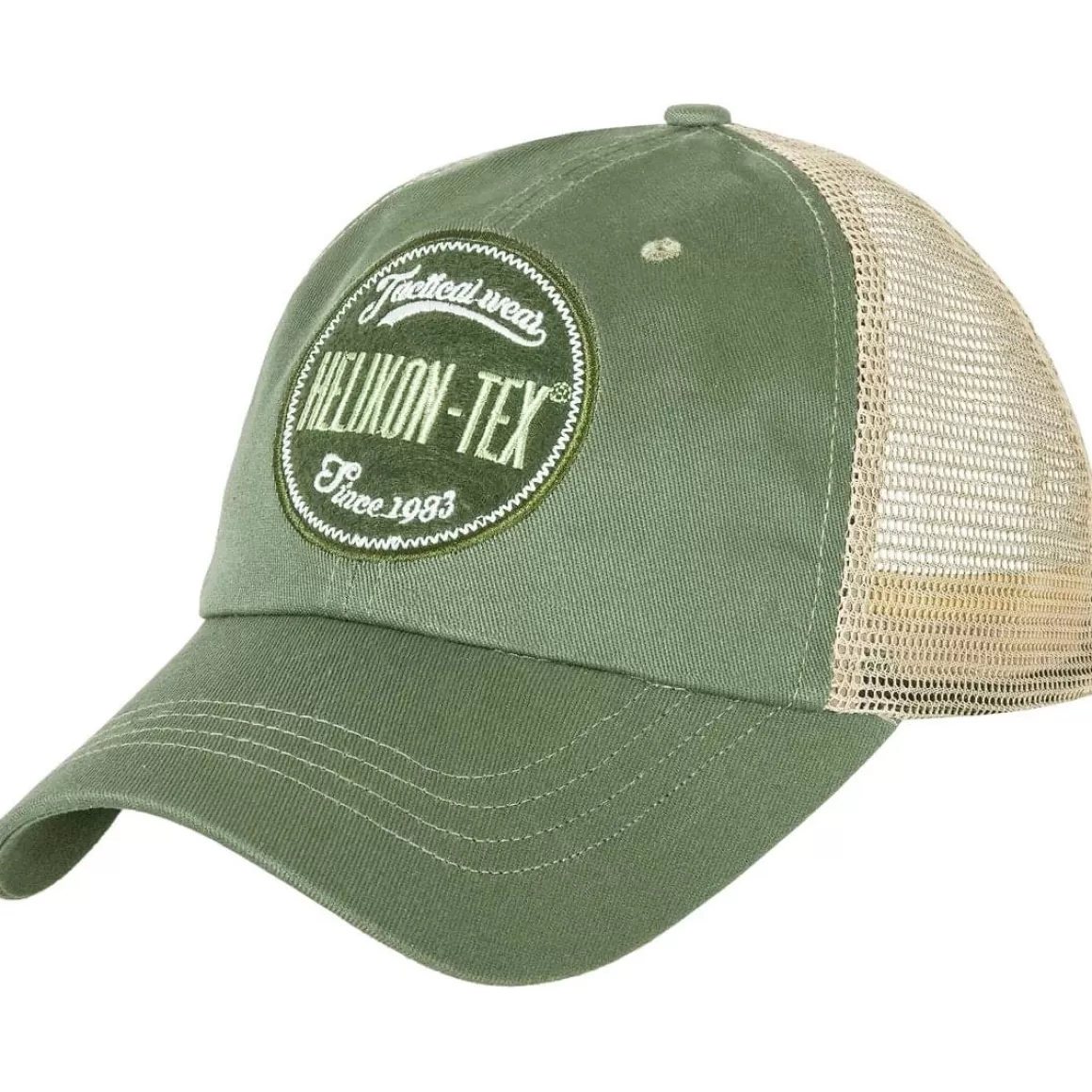 GRAYL Headwear>Helikon Trucker Logo Cap Green