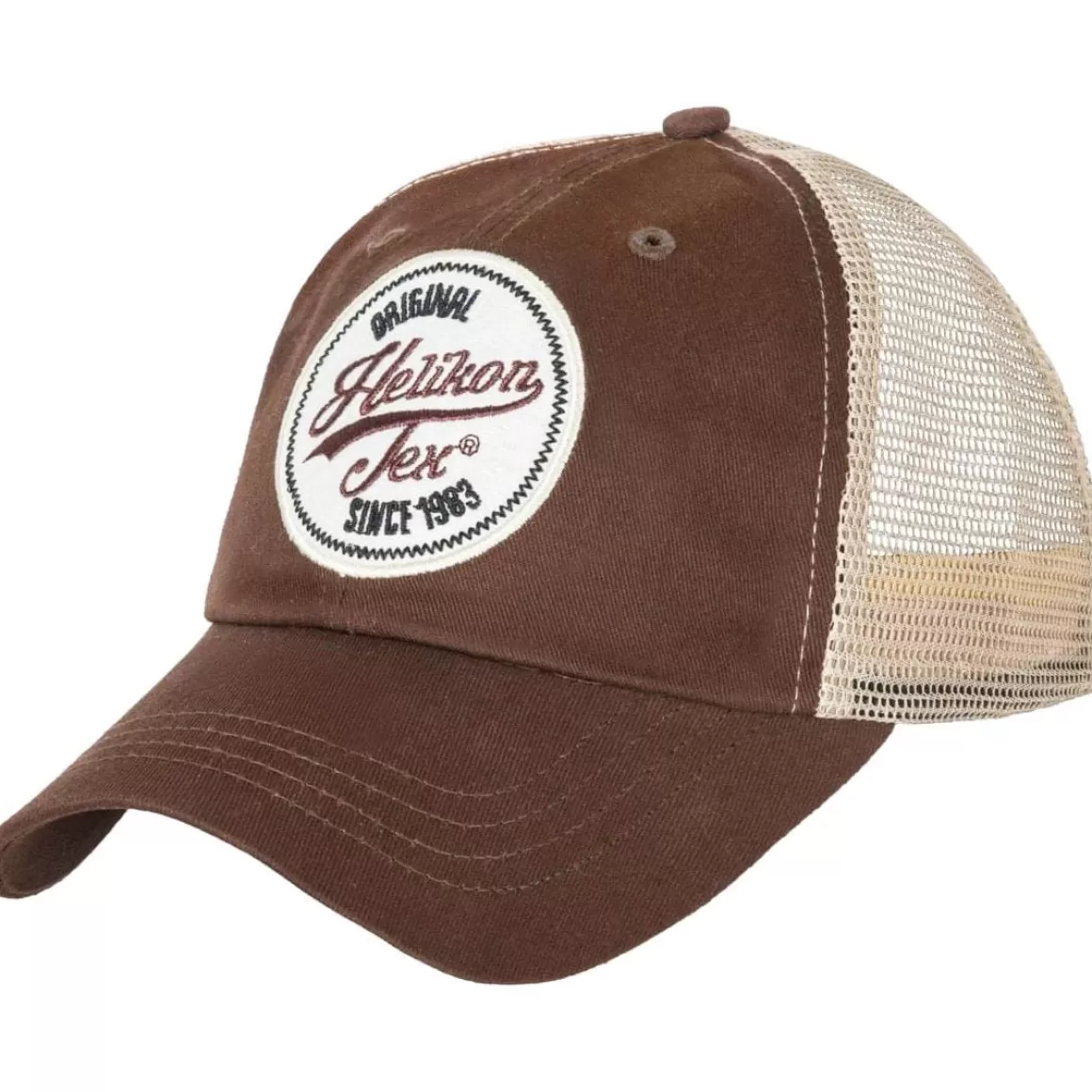 Viper Headwear>Helikon Trucker Logo Cap Mud Brown