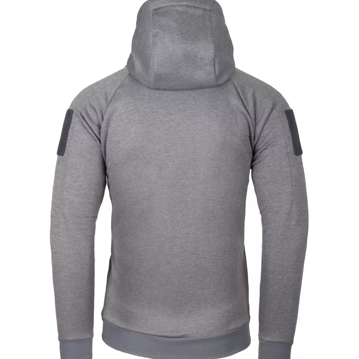 Flyye Industries Sweatshirts>Helikon Urban Tactical Hoodie Full Zip Melange Grey