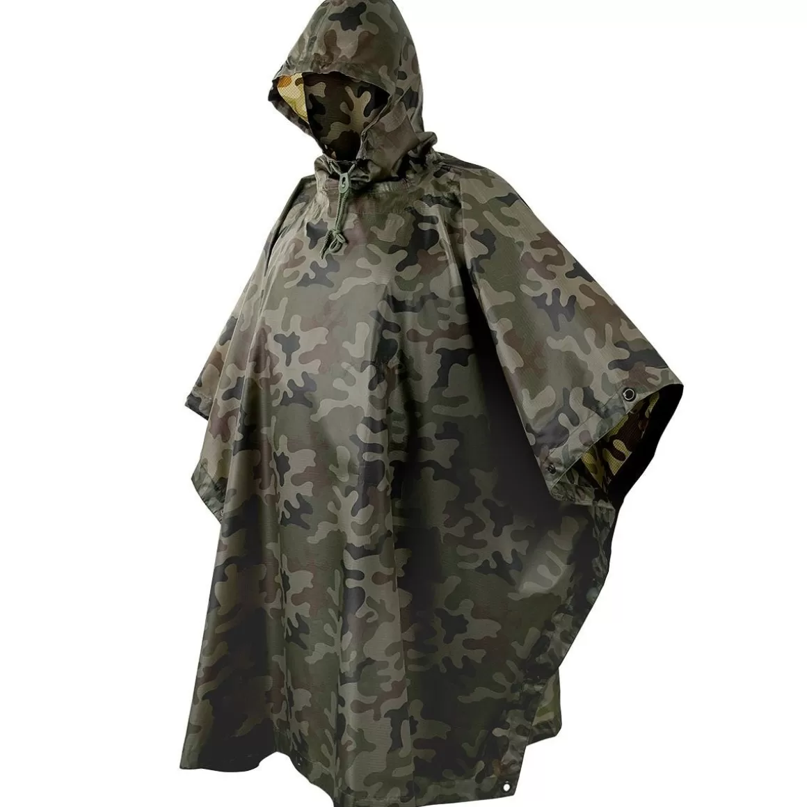 Helikon Miscellaneous Accessories> Waterproof Poncho Ripstop Polish Woodland