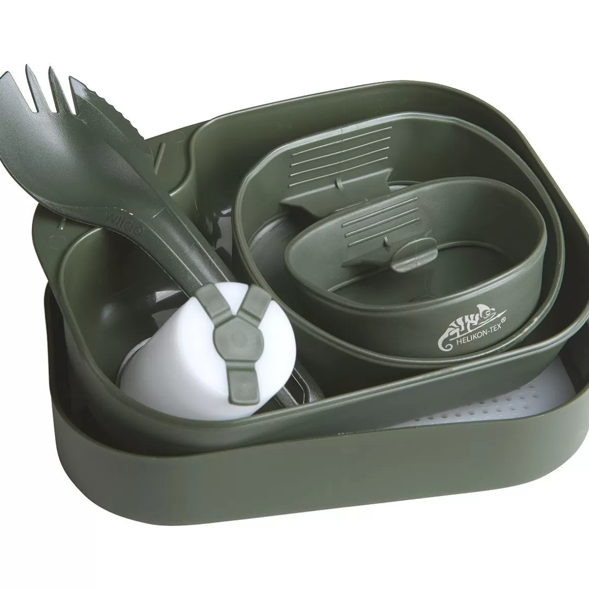 Helikon Cooking & Eating> Wildo Camp-A-Box Complete Olive