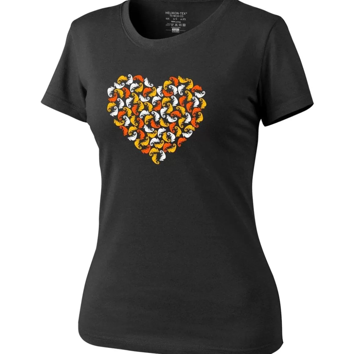 Helikon T-Shirts> Women's T-Shirt Chameleon Heart Black