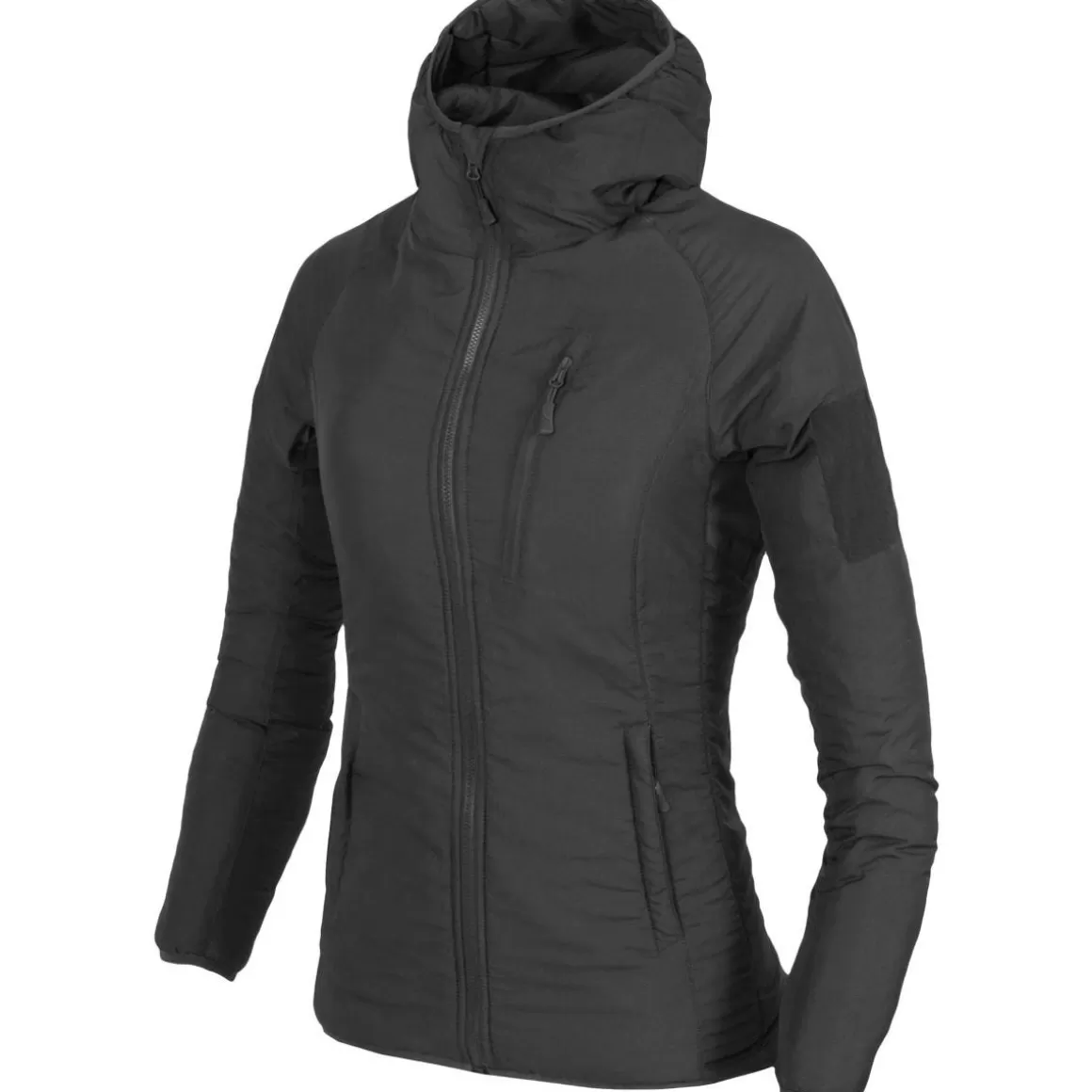 Highlander Forces Jackets>Helikon Women's Wolfhound Hoodie Jacket Black