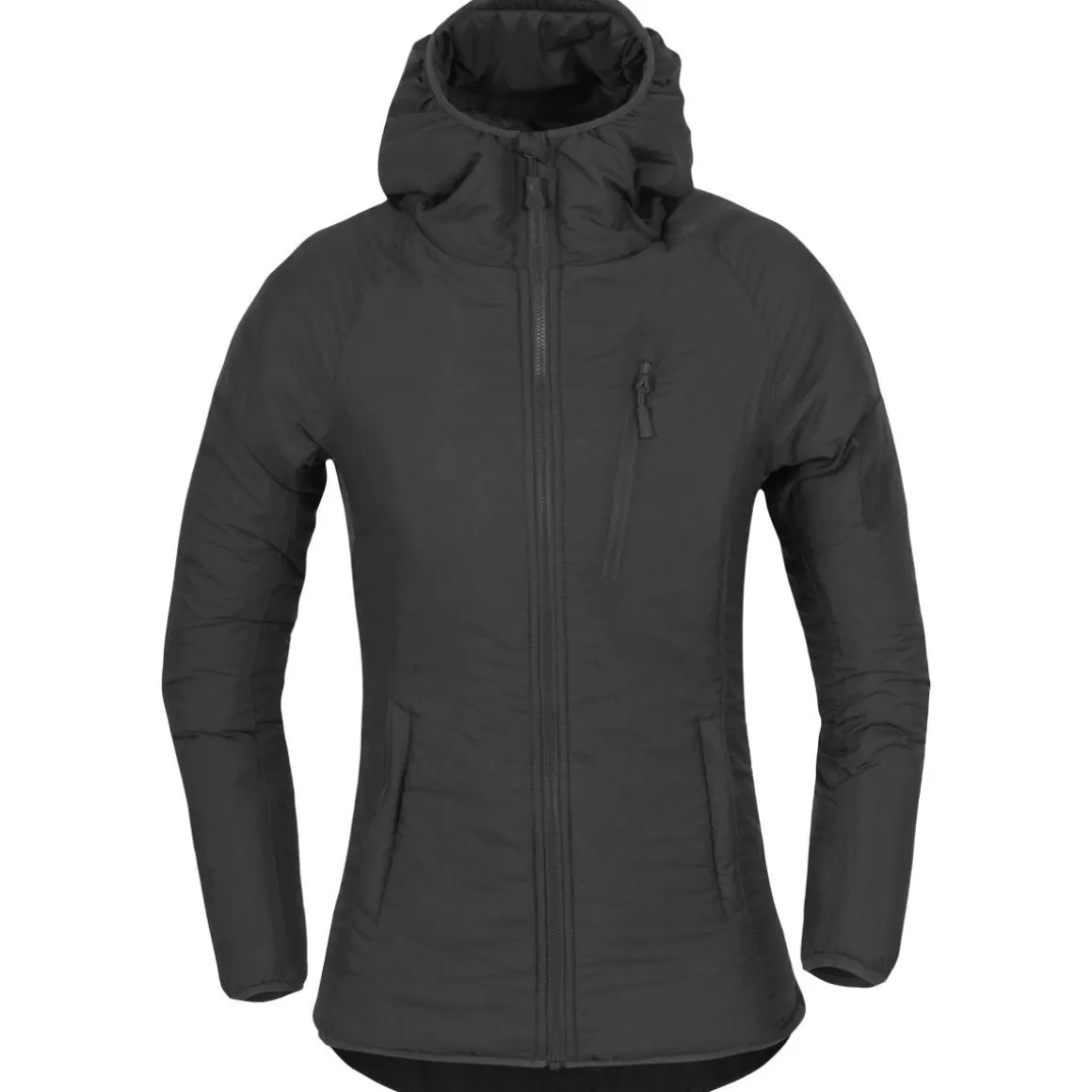 Highlander Forces Jackets>Helikon Women's Wolfhound Hoodie Jacket Black