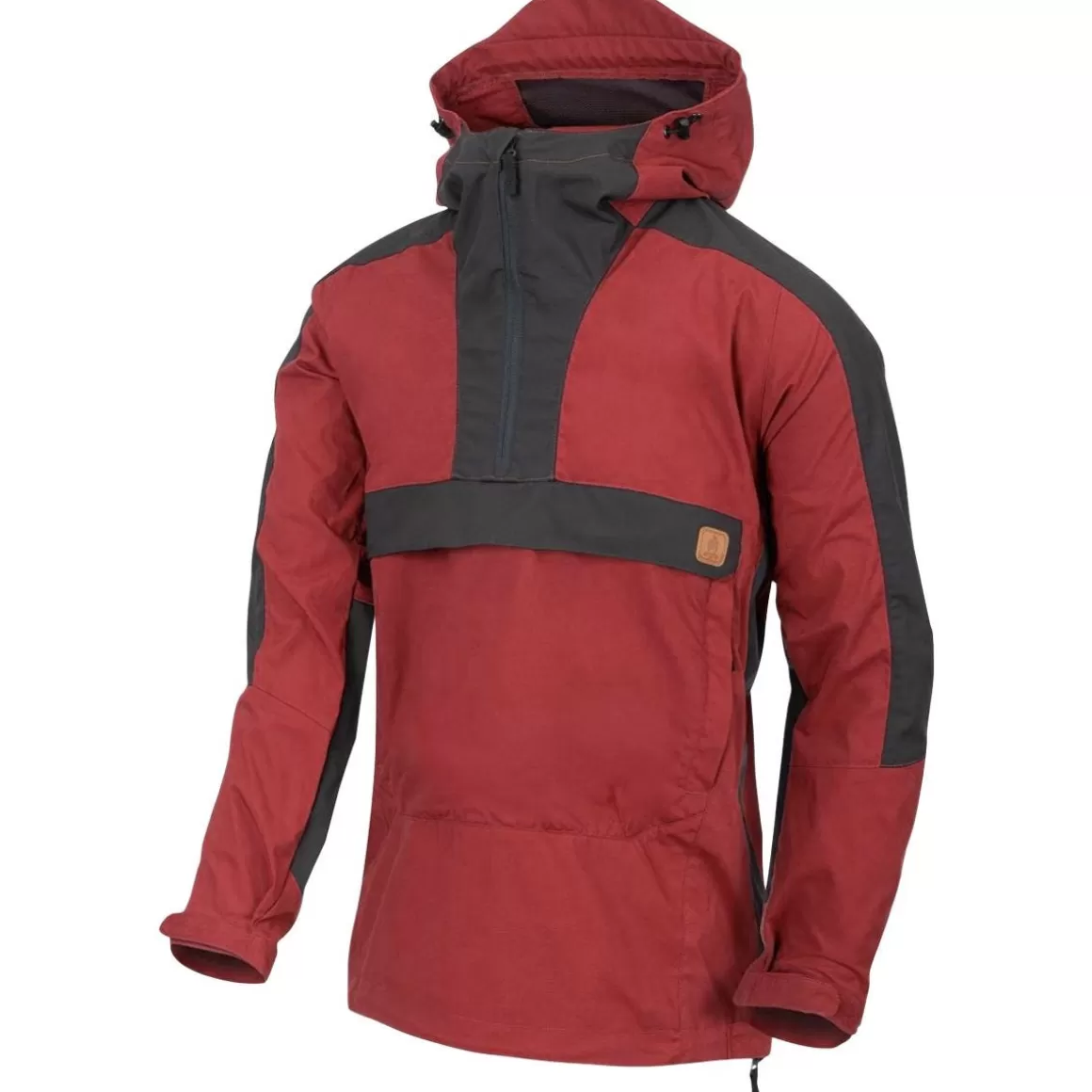 Helikon Jackets & Coats> Woodsman Anorak Jacket Crimson Sky / Ash Grey