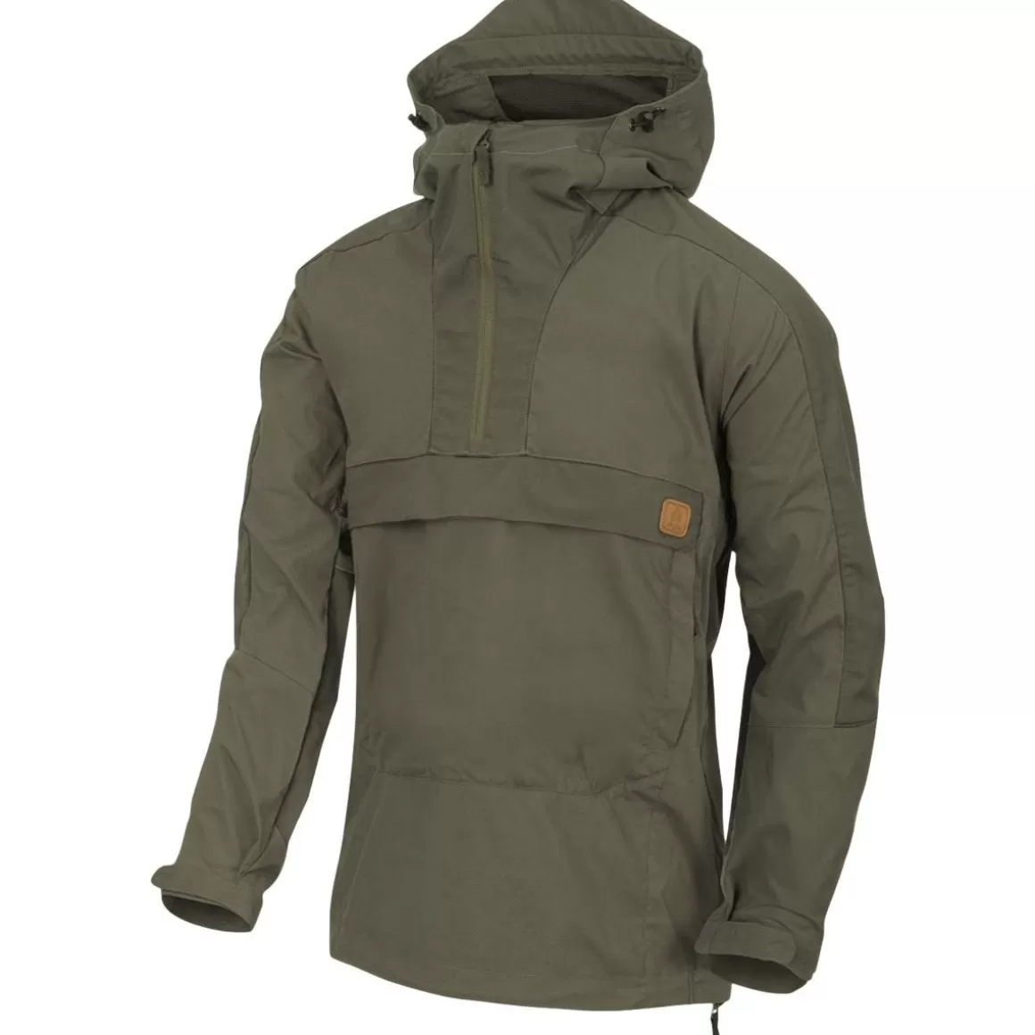 Helikon Jackets & Coats> Woodsman Anorak Jacket Taiga Green