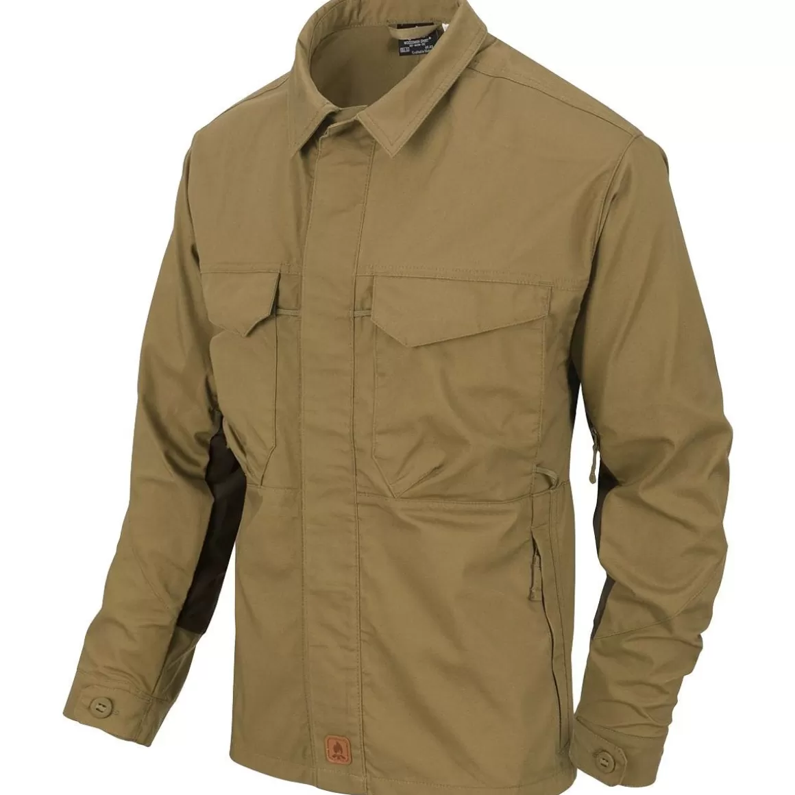 Maxpedition Shirts>Helikon Woodsman Shirt Coyote / Taiga Green