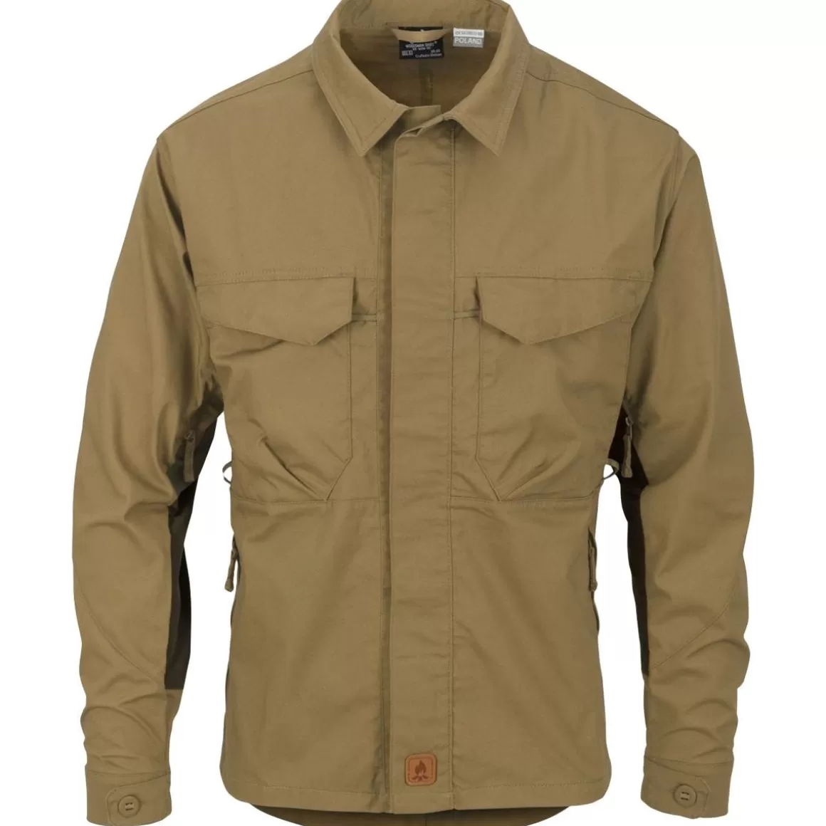 Maxpedition Shirts>Helikon Woodsman Shirt Coyote / Taiga Green