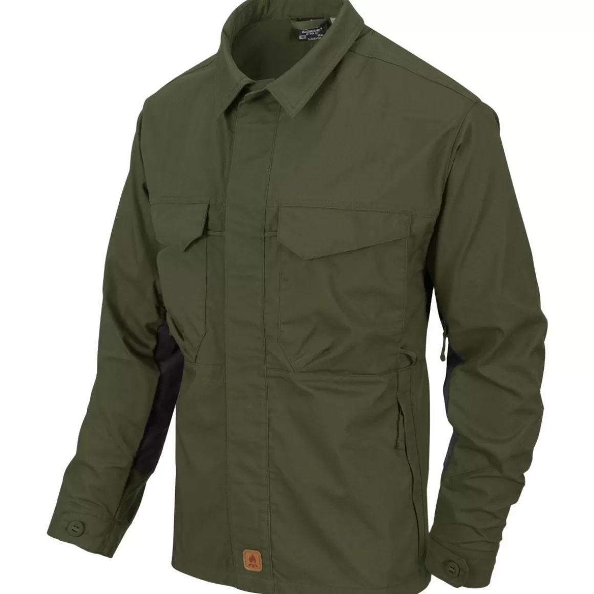 Condor Shirts>Helikon Woodsman Shirt Taiga Green / Black