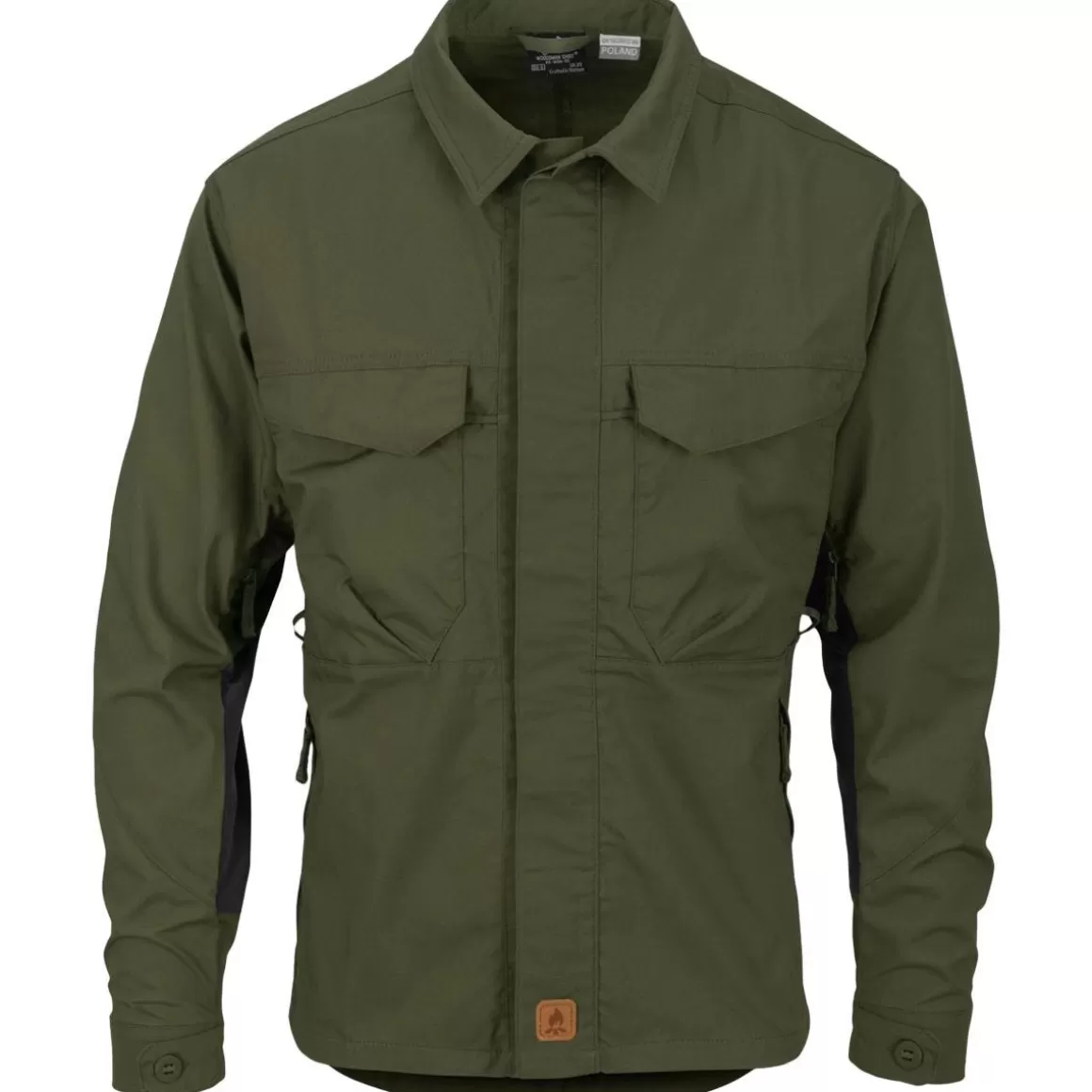 Condor Shirts>Helikon Woodsman Shirt Taiga Green / Black