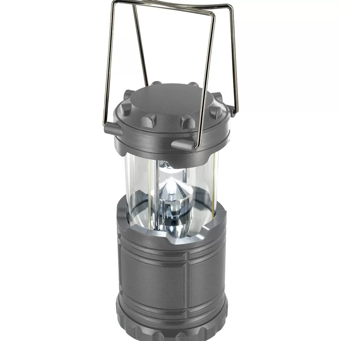 Highlander Torches & Lighting> 7 Led Collapsible Lantern Grey