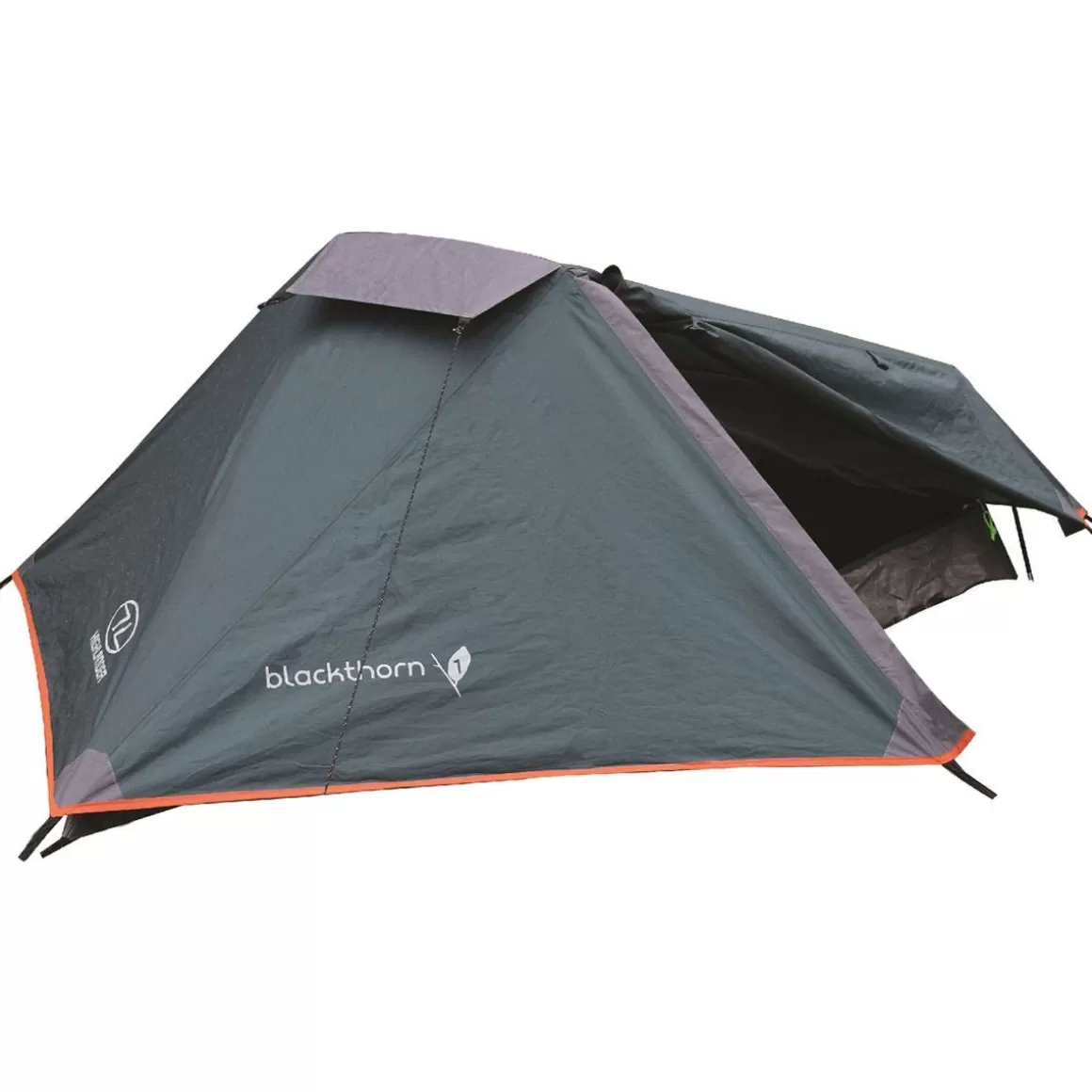 Highlander Bashas, Bivis & Tents> Blackthorn 1 Tent Hunter Green/Orange Trim