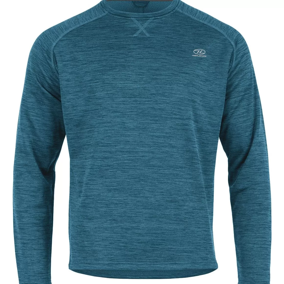 Flyye Industries Sweatshirts>Highlander Crew Neck Sweater Marine Blue