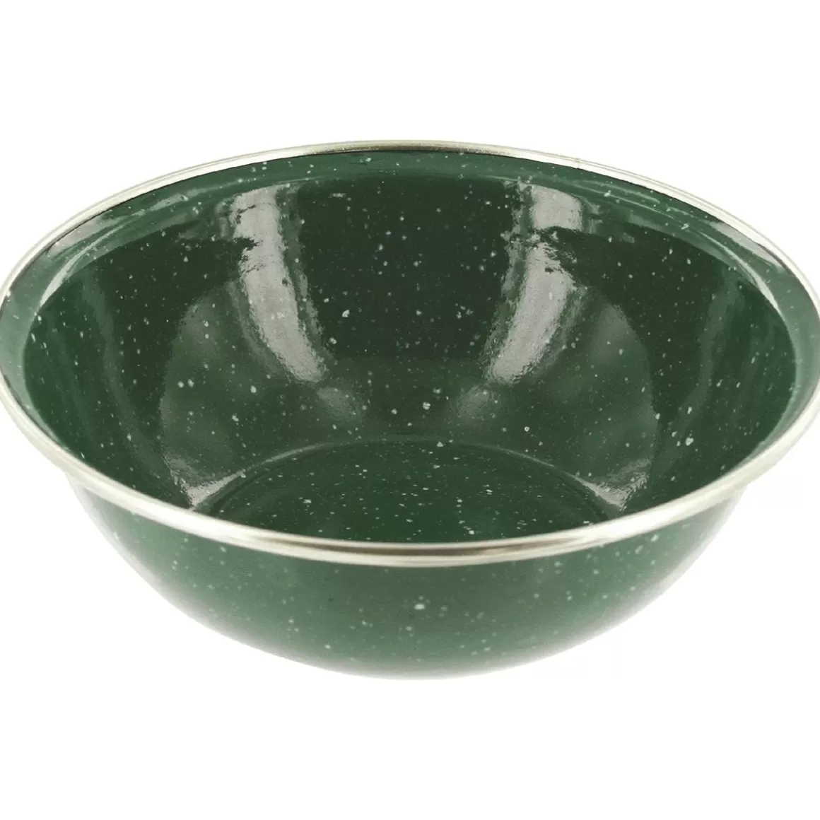 Highlander Cooking & Eating> Deluxe Enamel Bowl Green