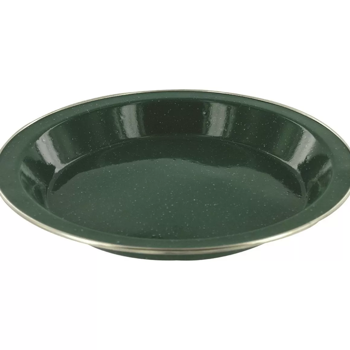 Highlander Cooking & Eating> Deluxe Enamel Plate Green