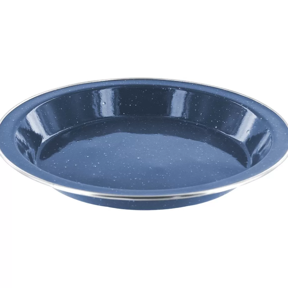 Highlander Cooking & Eating> Deluxe Enamel Plate Navy Blue