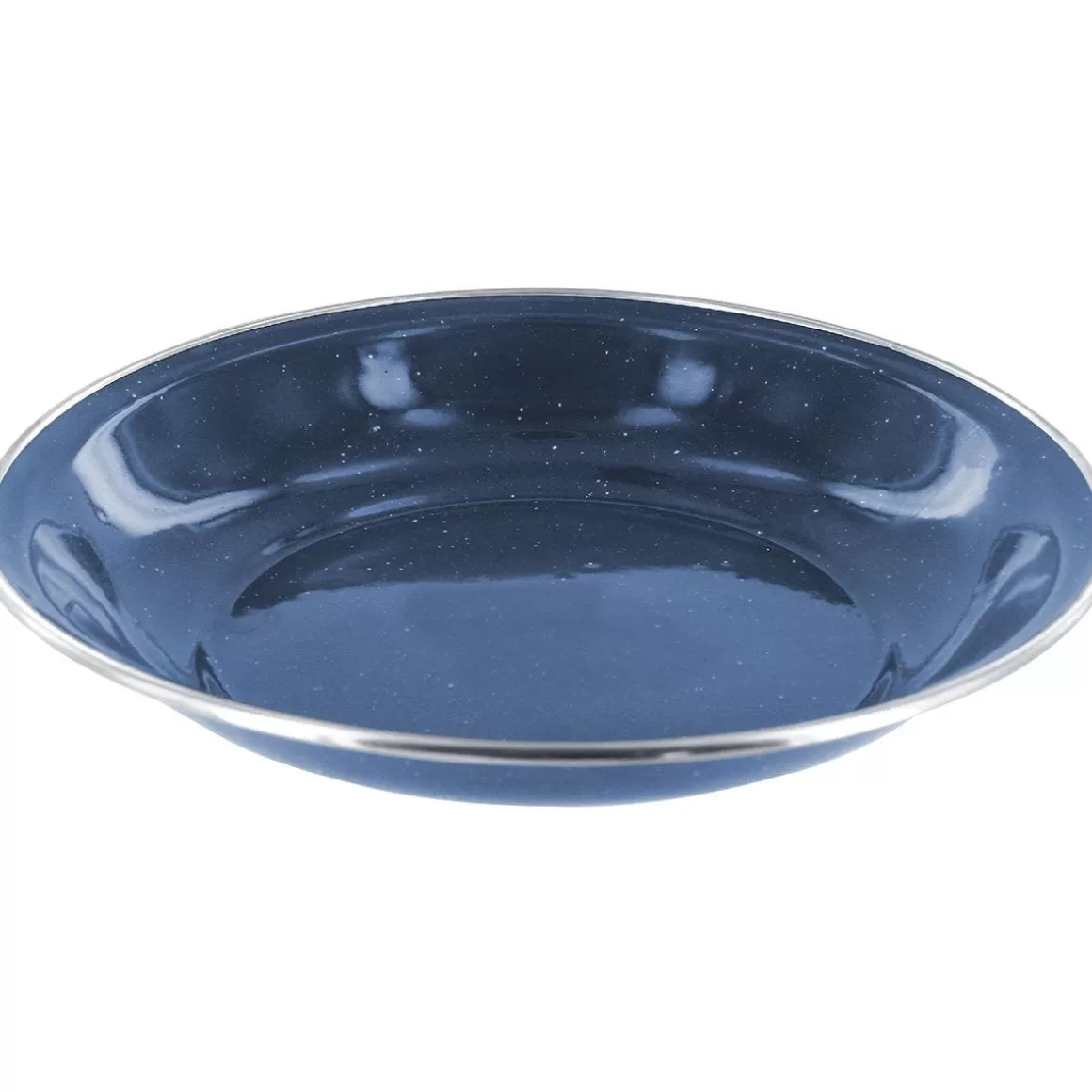 Highlander Cooking & Eating> Deluxe Enamel Soup Plate Navy Blue