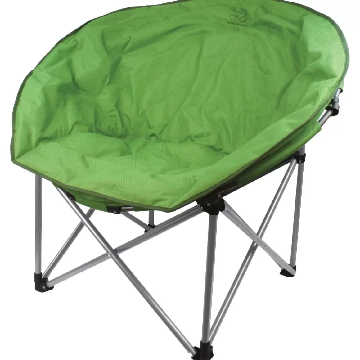 Highlander Camping Furniture> Deluxe Moon Chair Green