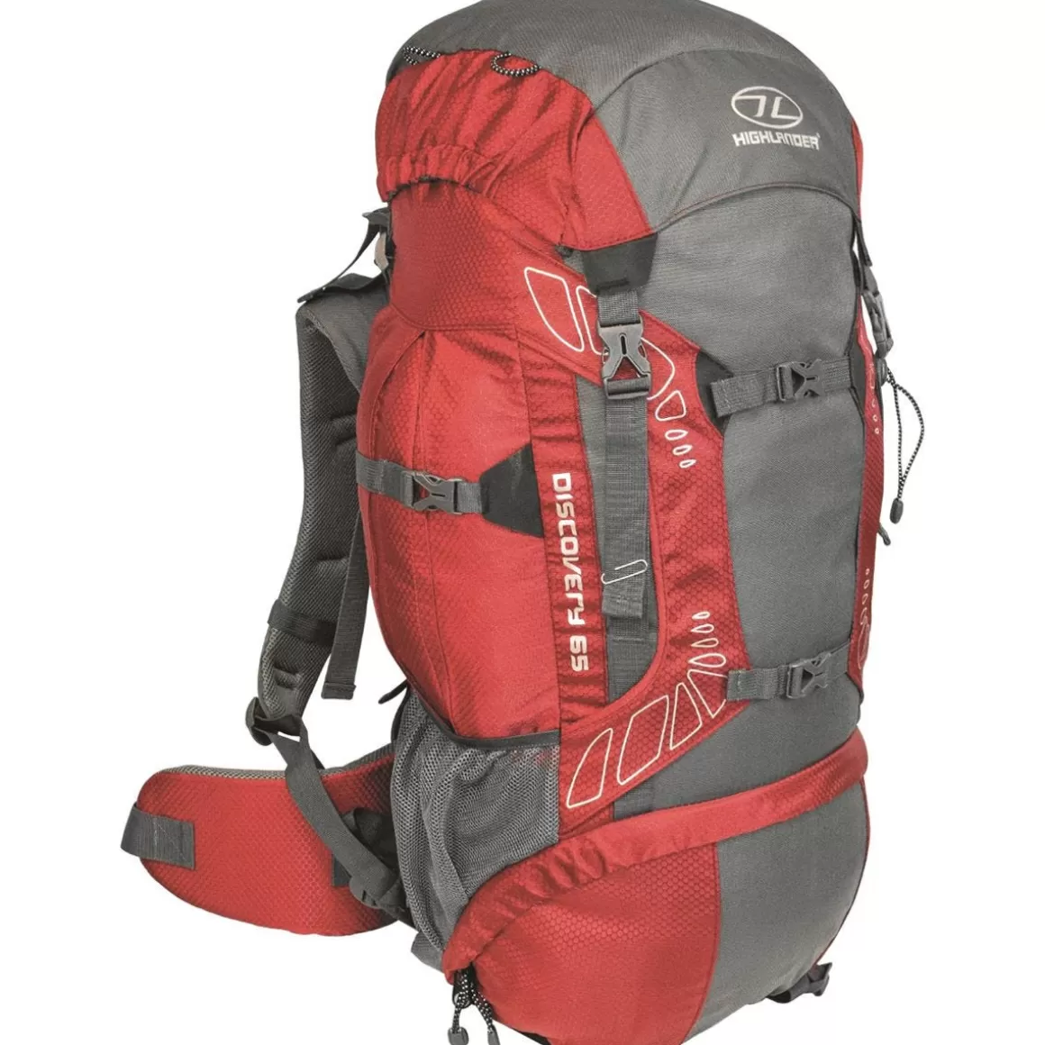 Highlander Backpacks & Rucksacks> Discovery 65 Rucksack Red