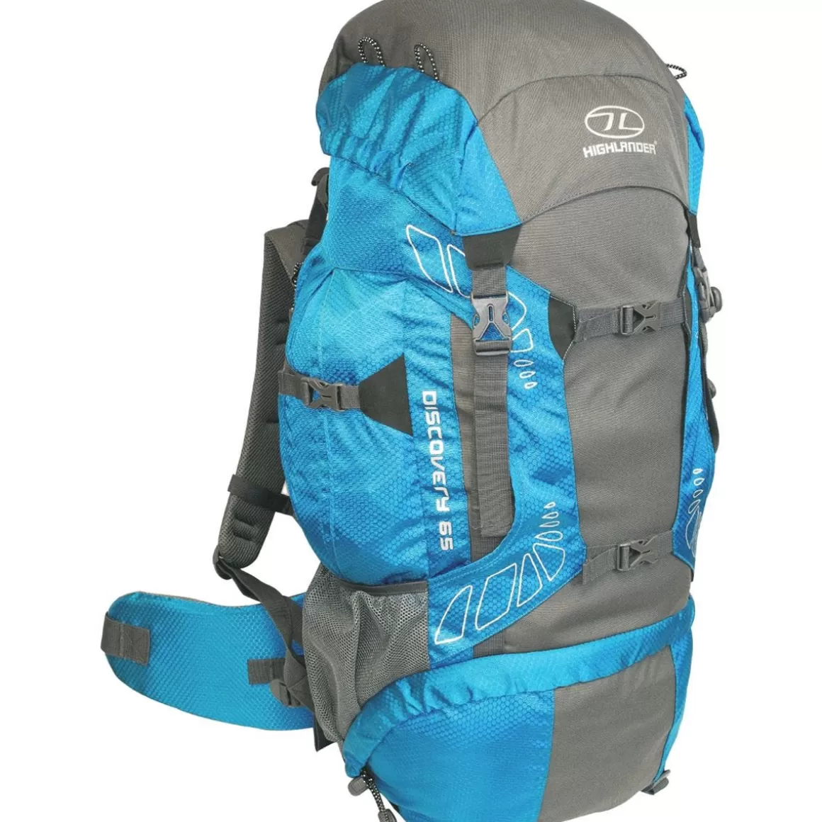 Highlander Backpacks & Rucksacks> Discovery 65 Rucksack Teal