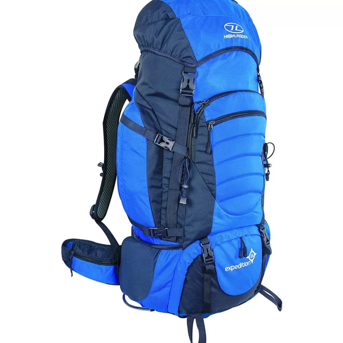 Highlander Backpacks & Rucksacks> Expedition 65 Rucksack Blue