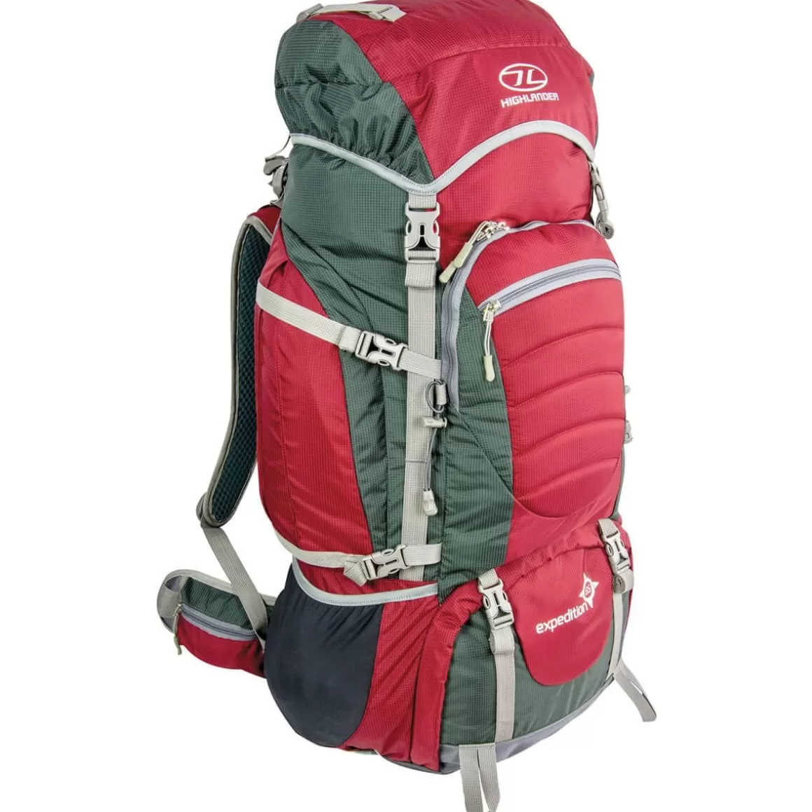 Highlander Backpacks & Rucksacks> Expedition 65 Rucksack Red