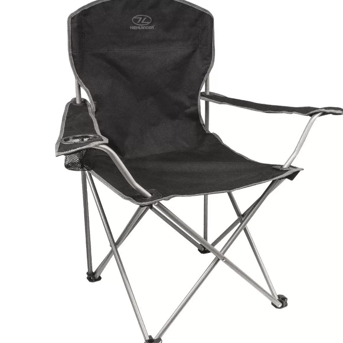 Highlander Camping Furniture> Folding Camp Chair Black