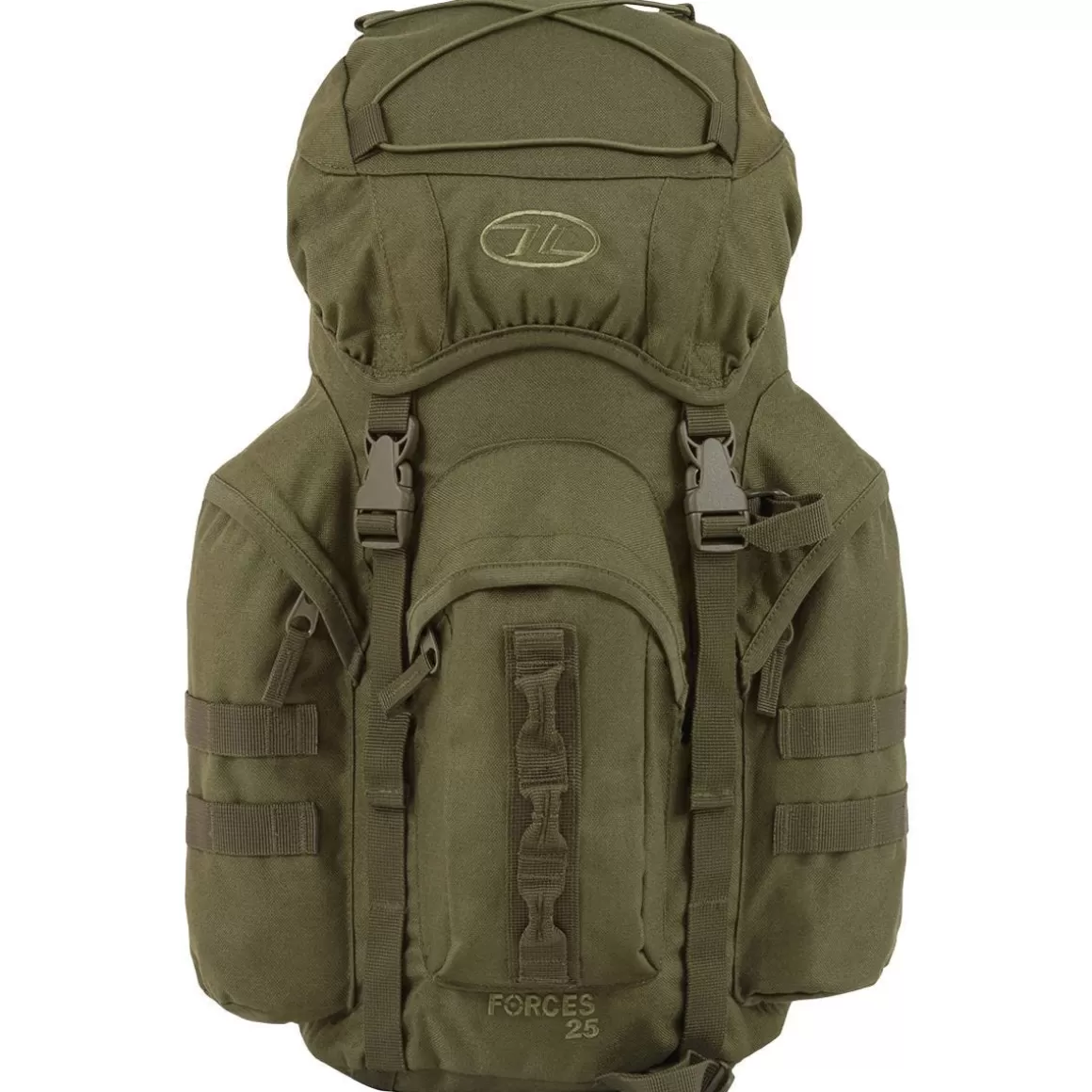 Highlander Forces Backpacks & Rucksacks> Loader Rucksack 25L Olive