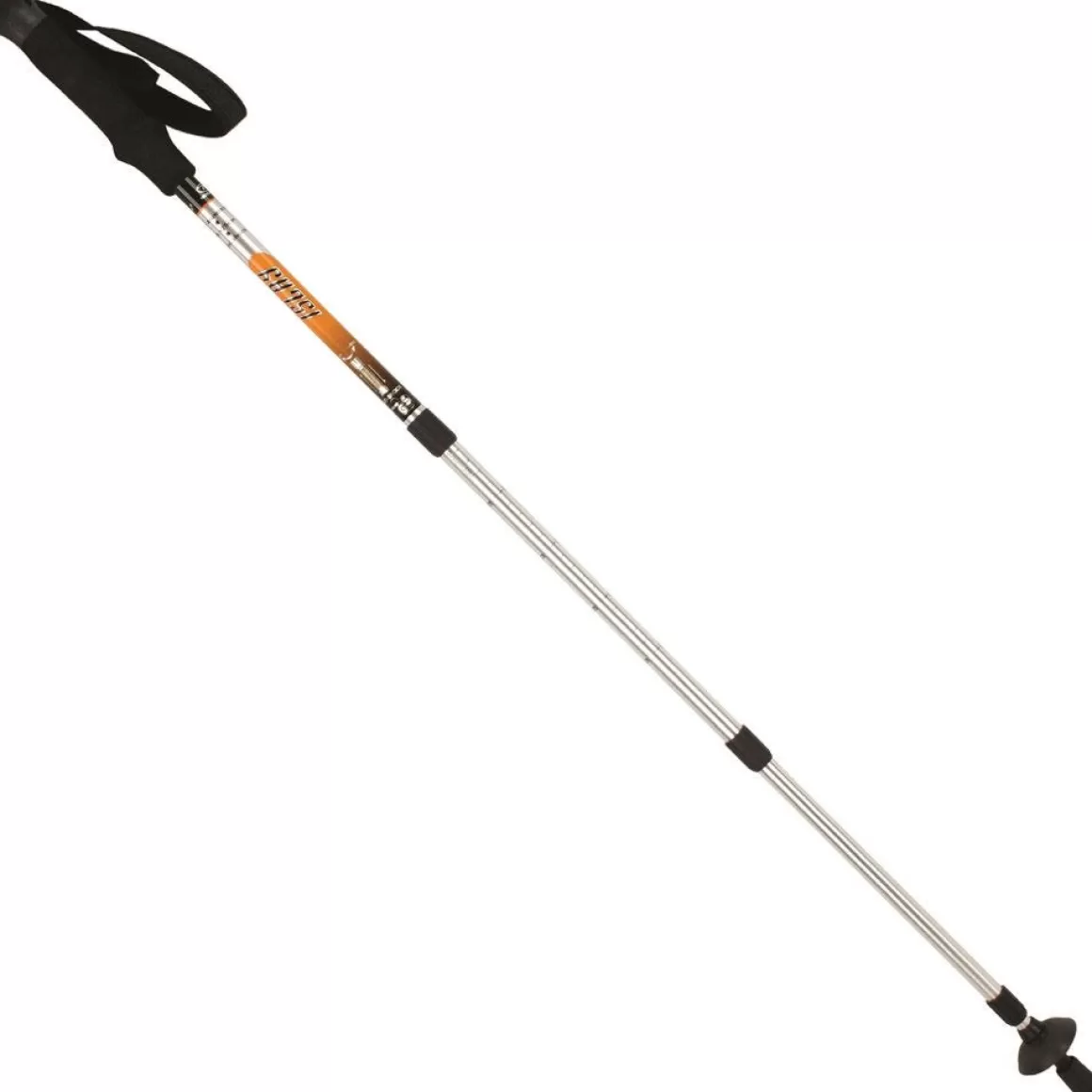 Highlander Walking Sticks> Islay Walking Pole Orange Silver (Single)