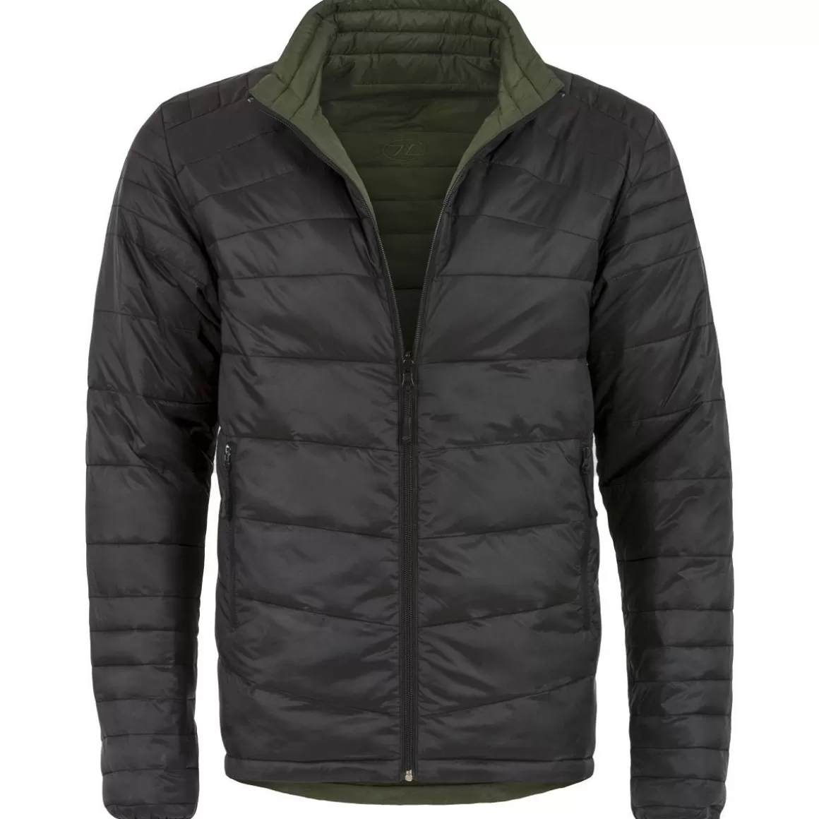 Highlander Jackets & Coats> Reversible Insulated Jacket Black/Olive