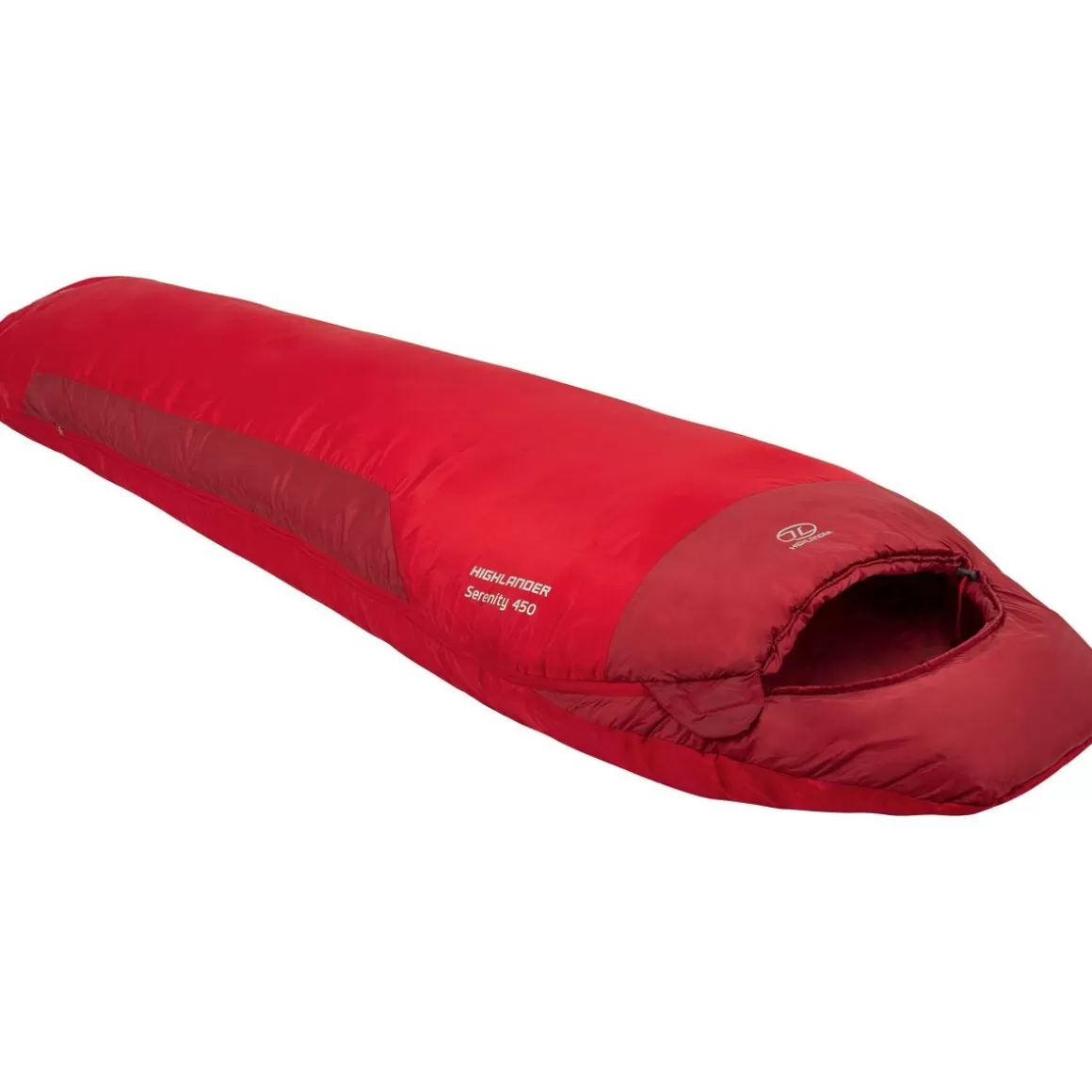 Highlander Sleeping Gear> Serenity 450 Mummy Sleeping Bag Red