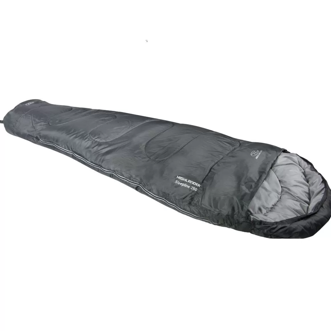 Highlander Sleeping Gear> Sleepline 250 Mummy Sleeping Bag Charcoal