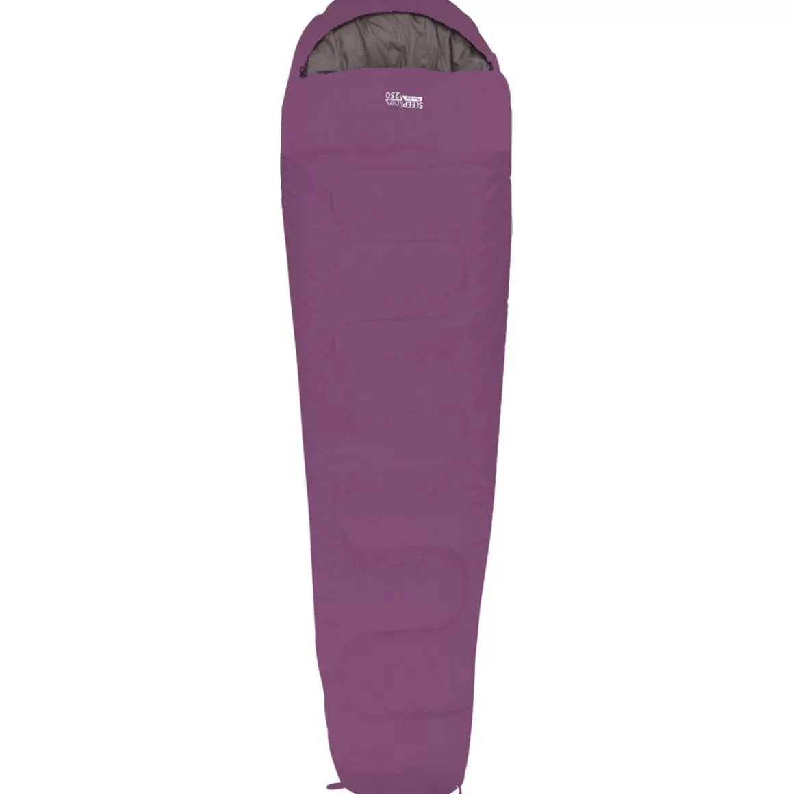 Highlander Sleeping Gear> Sleepline 250 Mummy Sleeping Bag Grape Juice