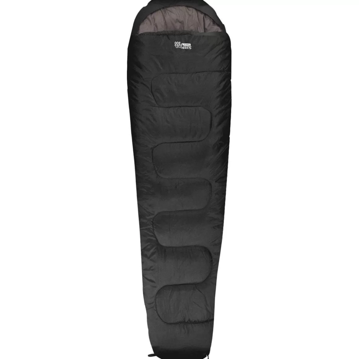 Highlander Sleeping Gear> Sleepline 300 Mummy Sleeping Bag Black