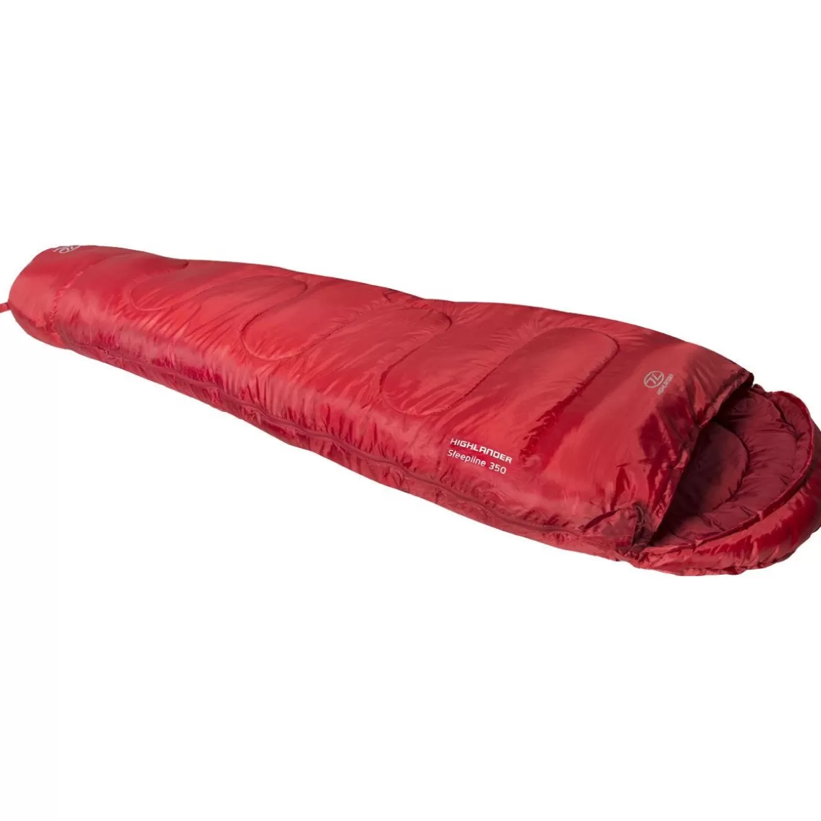 Highlander Sleeping Gear> Sleepline 350 Mummy Sleeping Bag Red