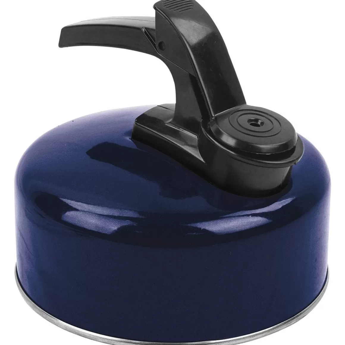 Highlander Cooking & Eating> Small Aluminium Whistling Kettle Dark Navy Blue