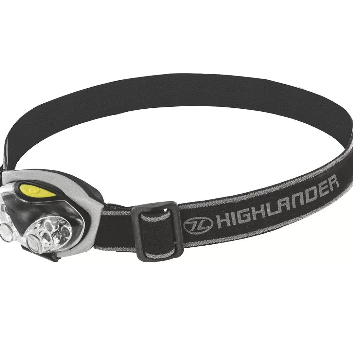 Highlander Torches & Lighting> Spark 4+2 Led Head Torch Black / Silver