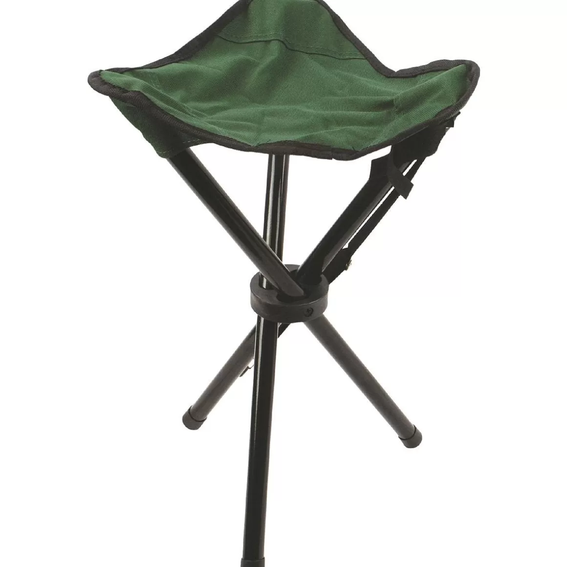 Highlander Camping Furniture> Steel Tripod Stool Green