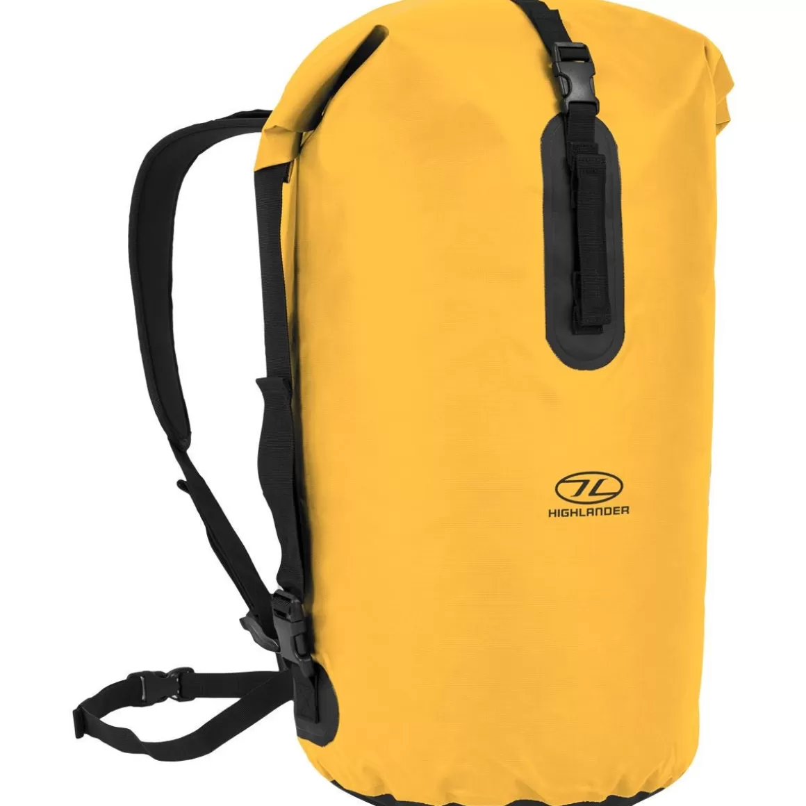 Highlander Dry Bags & Sacks> Troon Drybag 70L Duffle Bag Yellow