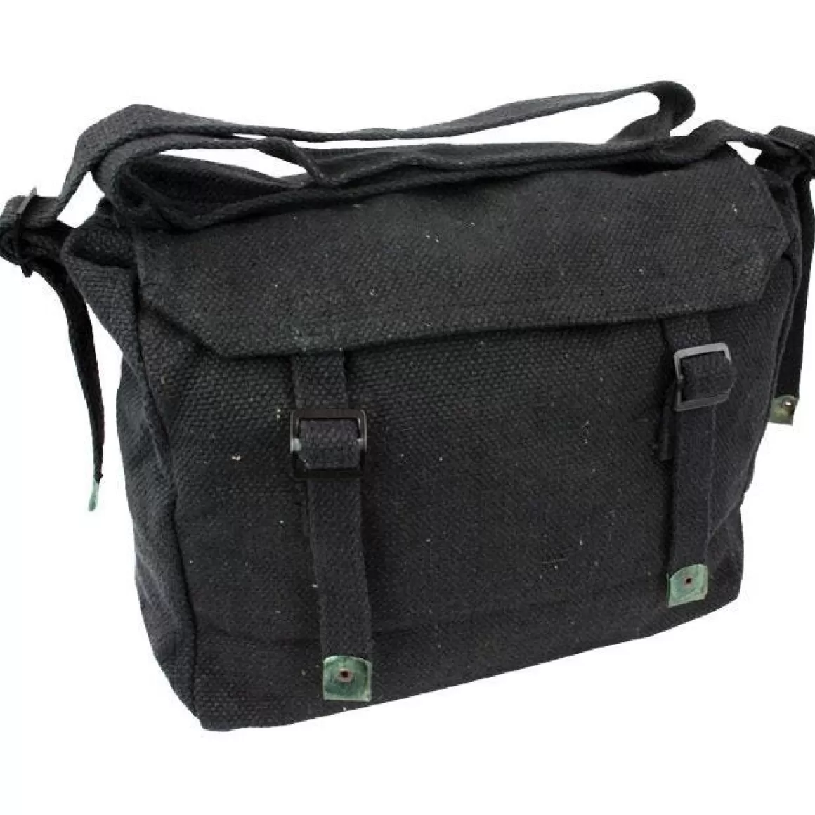 Highlander Shoulder Bags> Webbing Haversack Black